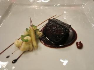 Wild boar civet of black cod, parsnip and licorice